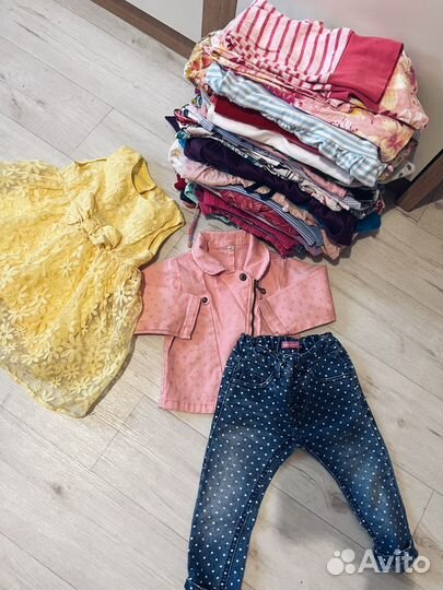 Вещи пакетом на девочку 80 hm