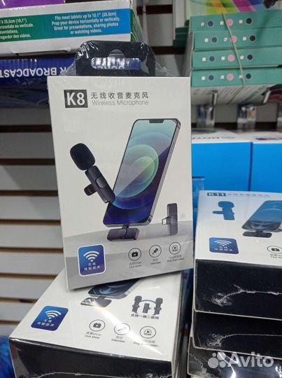 Микрофон петличка беспроводной айфон туре-с