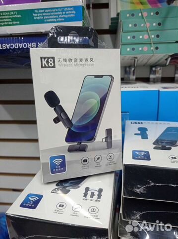 Микрофон петличка беспроводной айфон туре-с