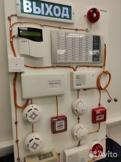 Стенд пожарной сигнализации