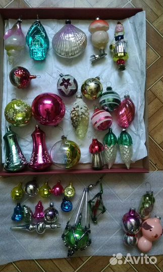 Елочные игрушки СССР