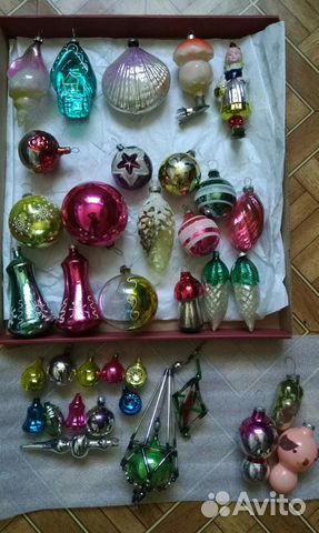 Елочные игрушки СССР