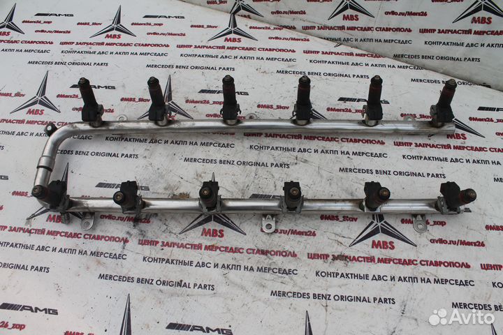 Рампа топливная форсунок M137 W220 Мерседес