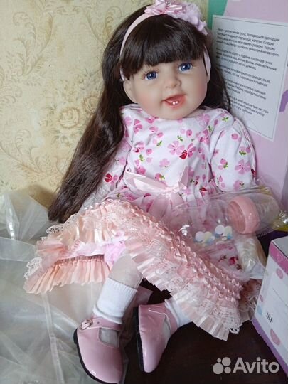Кукла реборн новая силиконовая девочка