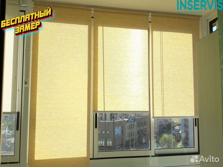 Рулонные шторы день ночь