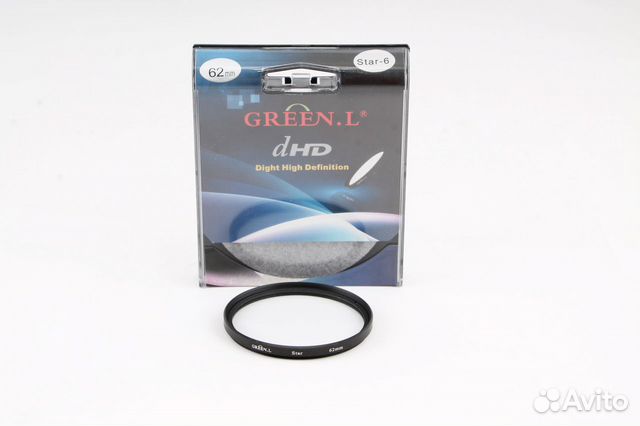 Светофильтр звездный Green. L Star 62 mm