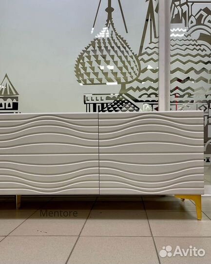 Тумба тв Bravo (на опорах или подвесная)