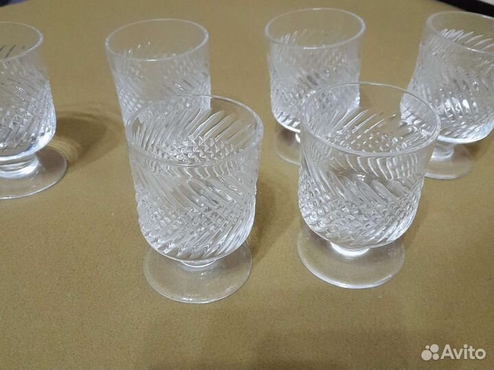 Фужеры рюмки хрусталь