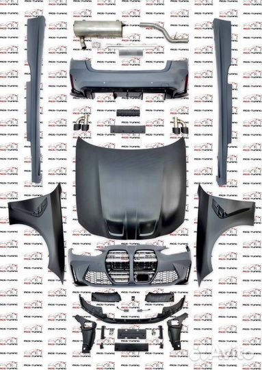 Обвес BMW 4 series G22 в стиле G82 M4 look