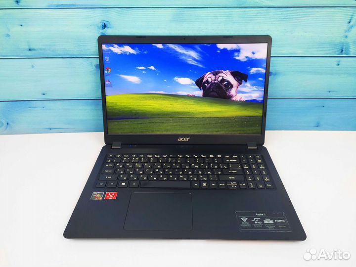 Ноутбук Acer для работы и игр на Ryzen3 8Gb