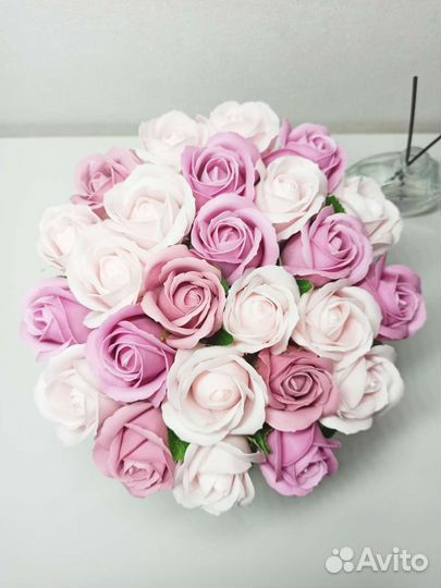 Нежный Букет из Мыльной Пенки