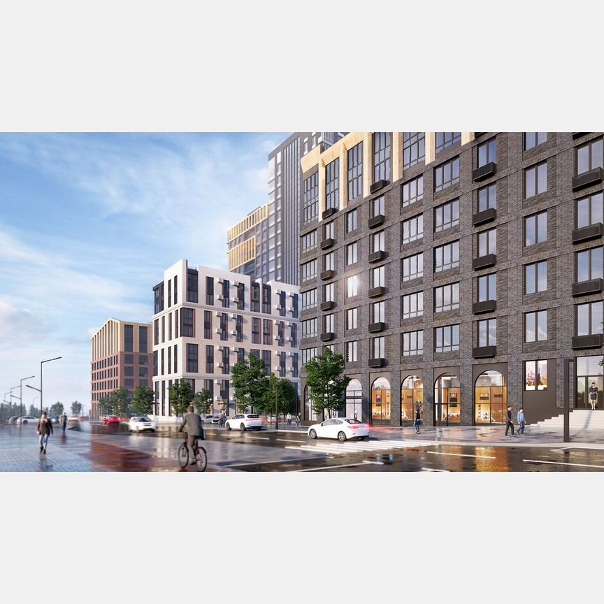 2-к. квартира, 75,1 м², 2/23 эт.