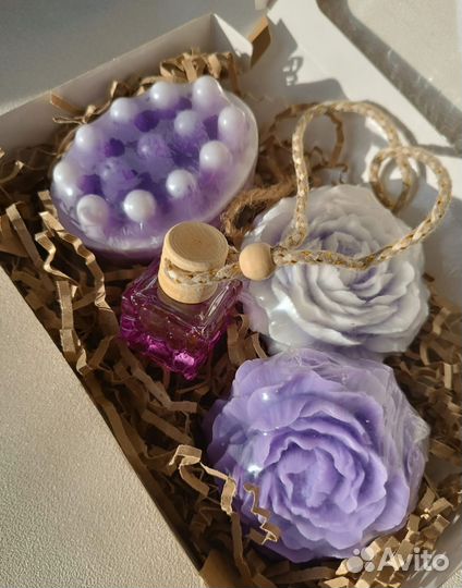 Мыло ручной работы набор + диффузор