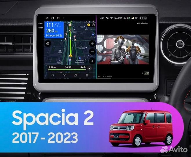 Магнитола Teyes Suzuki Spacia 2 CC3L CC3 CC3 2k