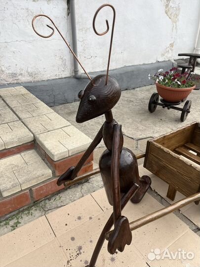 Фигуры садовые из дерева