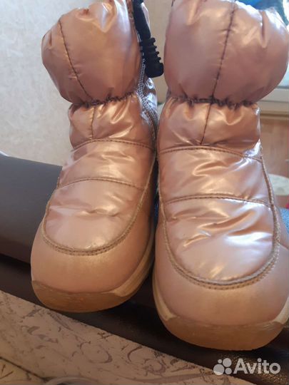 Сапоги дутики для девочки 26
