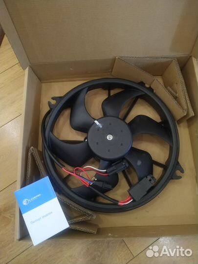 Электровентилятор охлаждения с кожухом