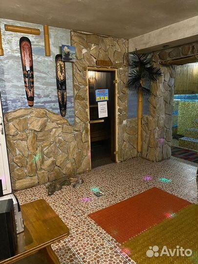 Баня сауна с бассейном