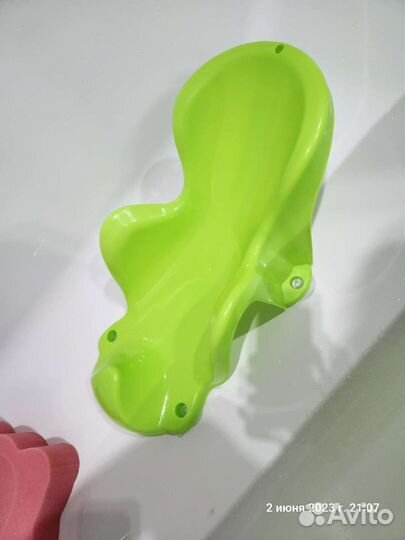 Горка для купания+губка