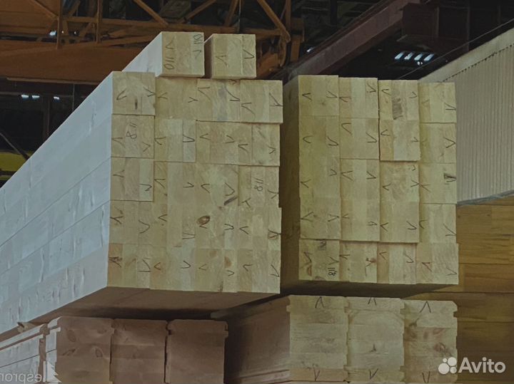 Брус из сосны для строительства