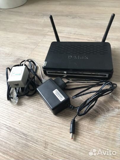 DSL модем WiFi роутер D-Link DSL-2740U