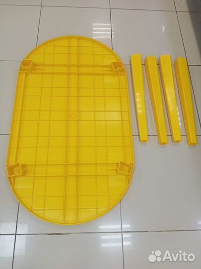 Стол обеденный садовый Стандарт Пластик овальный