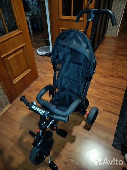 Трехколесный велосипед коляска