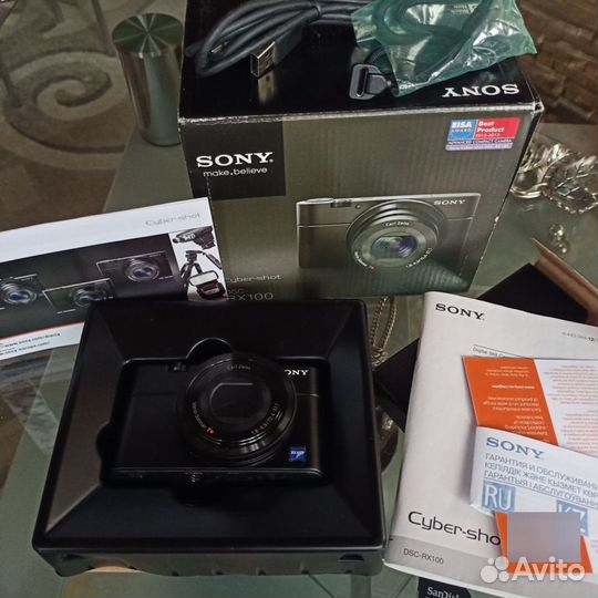 Компактный фотоаппарат sony cyber shot DSC-RX100