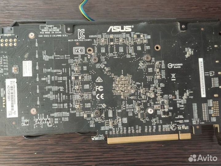 Видеокарта rx 570 4gb Asus