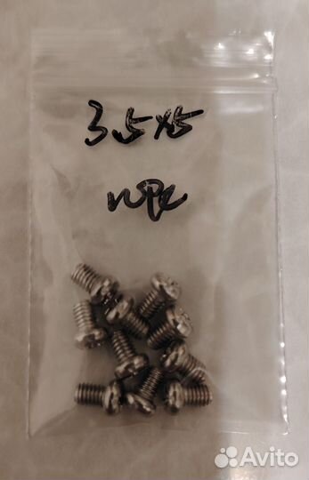 Винт М 3,5 нержавеющий