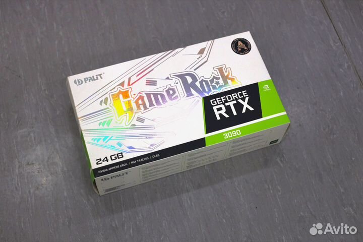 Видеокарта Palit GeForce RTX 3090 GameRock 24Gb