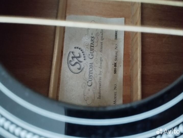 Акустическая гитара custom guitar