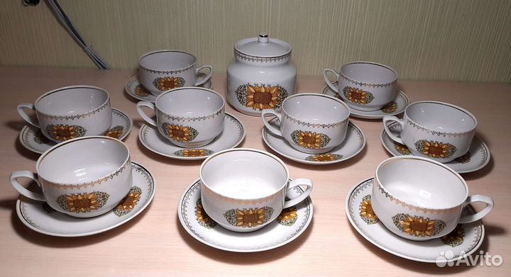 Сервизы чайные СССР остатки