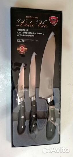 Набор ножей Polaris Solid-3SS