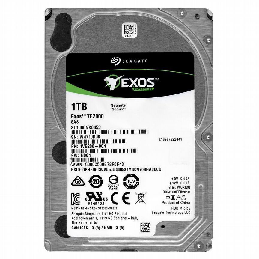 [ST1000NX0453] 1tb Sata Hdd Seagate Enterprise St1000nx0453