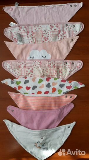 Фирменные слюнявчики Next George Mоthercare