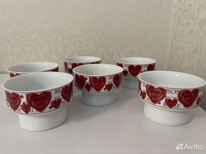 Новые креманки, салатники 6 штук