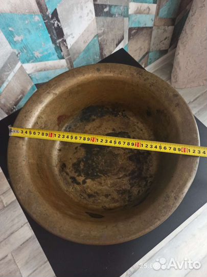 Латунный таз