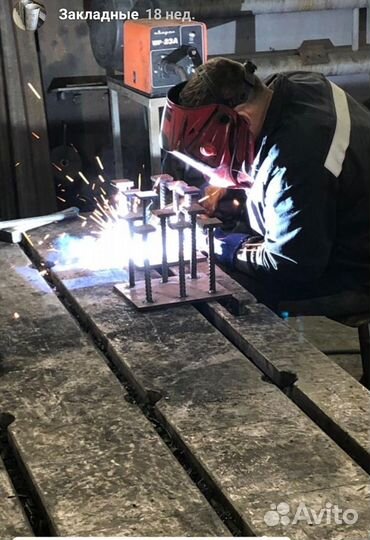 Металлоконструкции любой сложности, Закладные