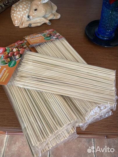 Шампуры -шпажки бамбуковые. 7 упак