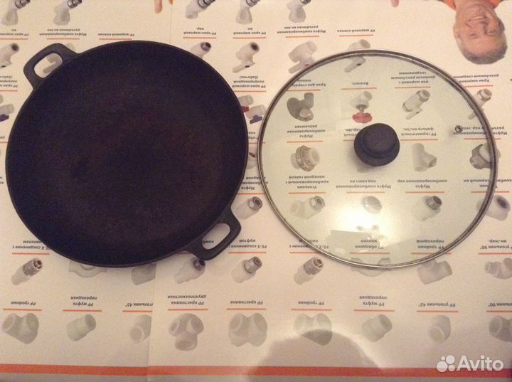 Сковорода большая чугунная