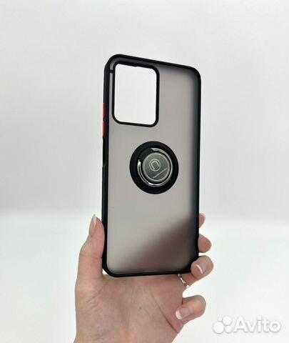 Чехол на realme c30 /матовый противоударный