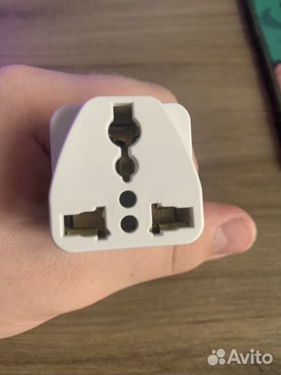 Переходник британская вилка (тип G) на евро