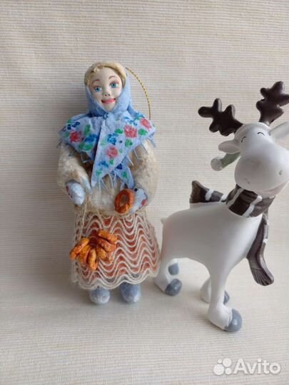 Ватная игрушка Верочка