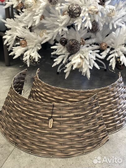 Юбка-корзина для новогодней елки