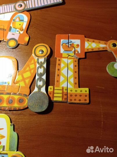 Пазлы стройка Puzzle duo Djeco