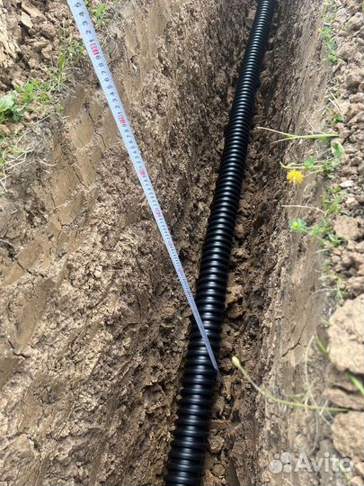 Копка траншей вручную