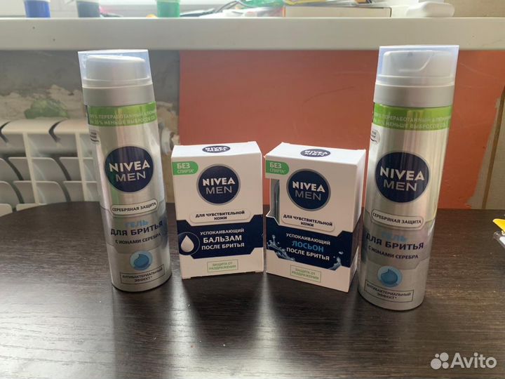 Бальзам и лосьон после бритья nivea
