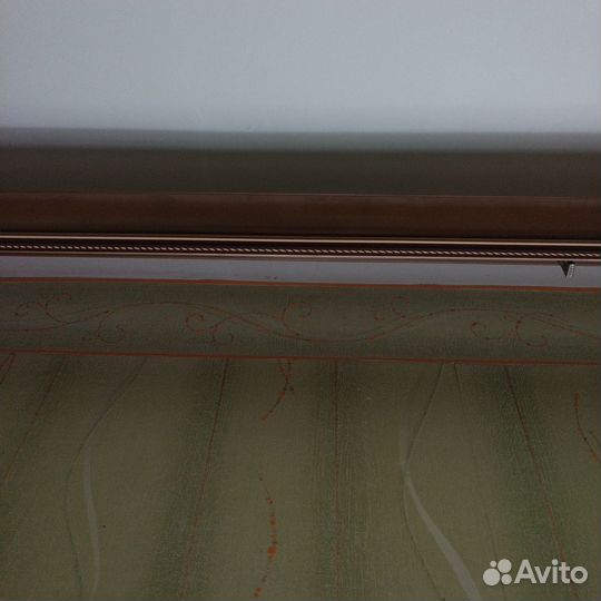 Карниз алюминиевый 2х рядный, длина 2.40