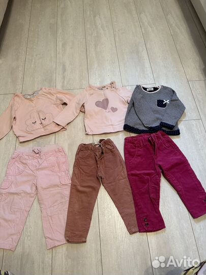 Вещи для девочки 80-86 размер